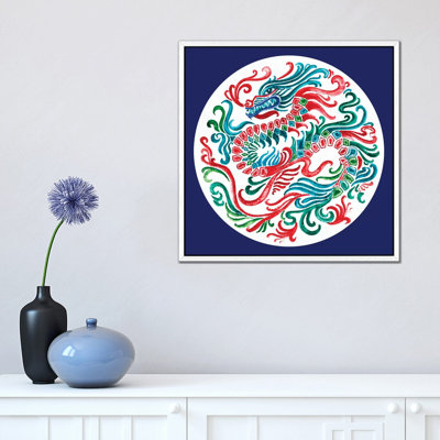 Flying Dragon by Eva Watts - Painting on Canvas
