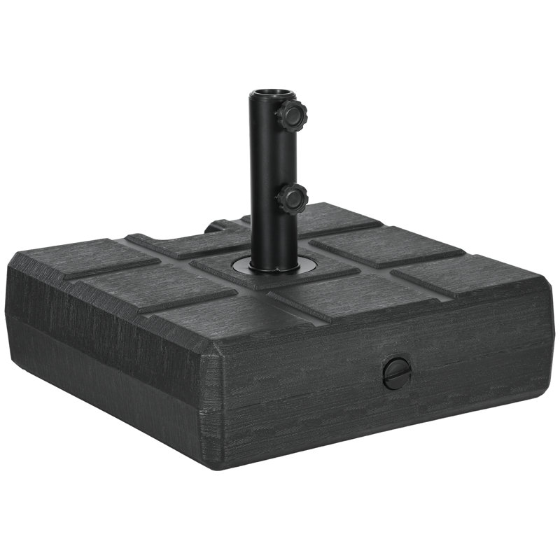 Briseyda 3.2kg Plastic Free Standing Umbrella Base