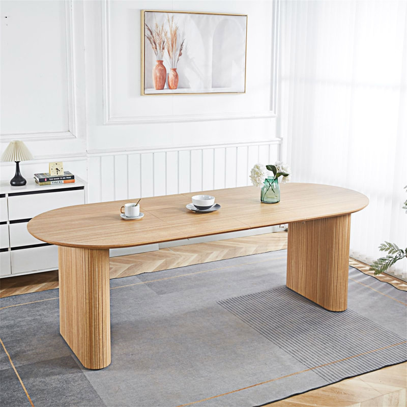 Table basse extensible, Chêne