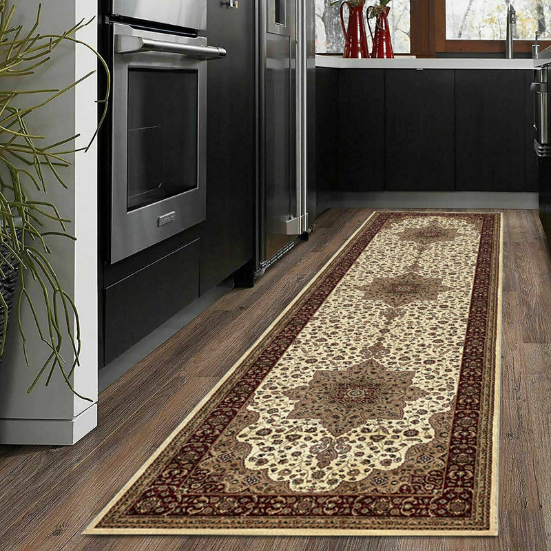 Karaman Floral Area Rug, Runner 60 x 220cm