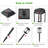 Low Voltage Solar Powered Integrated LED Pathway Light Kit