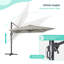 Parasol extérieur en porte-à-faux 11,5 x 9 pi-1378468300