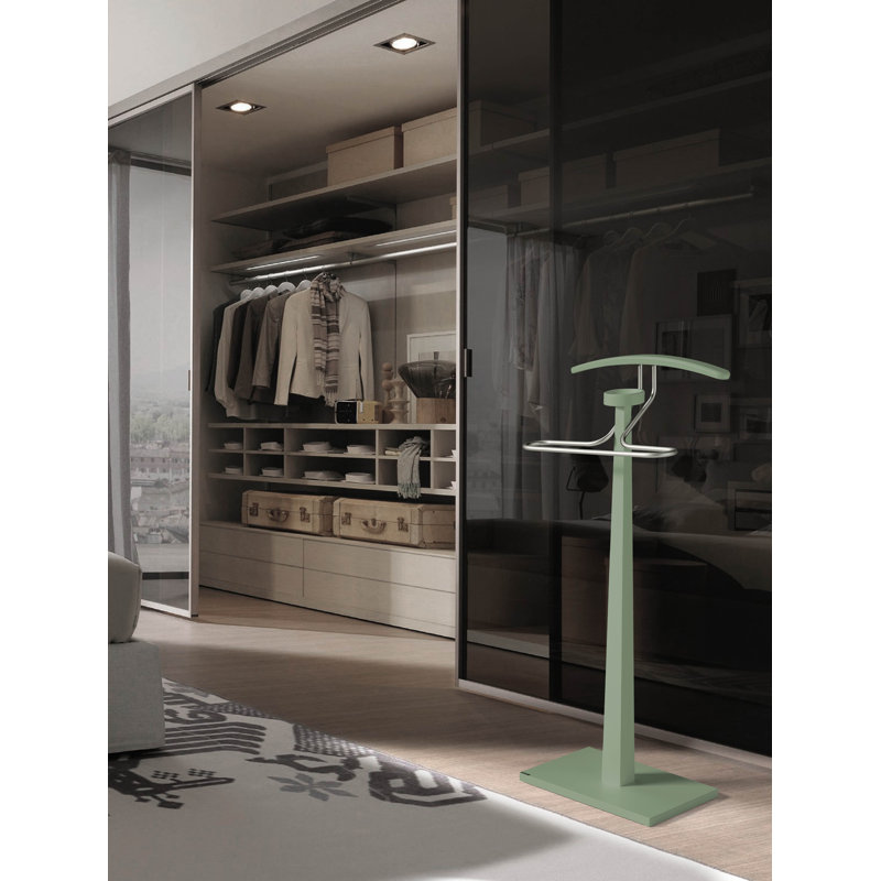 Mcallier Freestanding Valet Stand, Green
