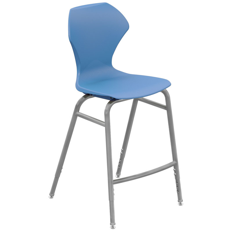 Tabouret de classe Apex Series, Bleuet, gris