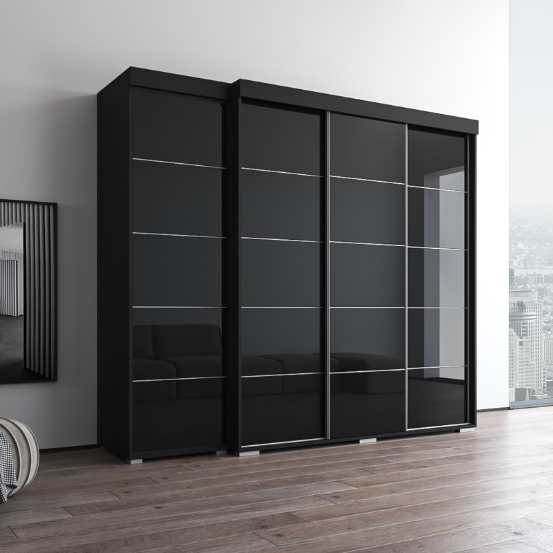 Armoire 94,1 "Aria 3D-EX Aria, Noir