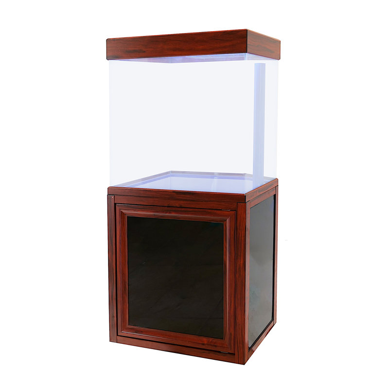 Aquarium rectangulaire Yohan 40 gallons, Bois rouge