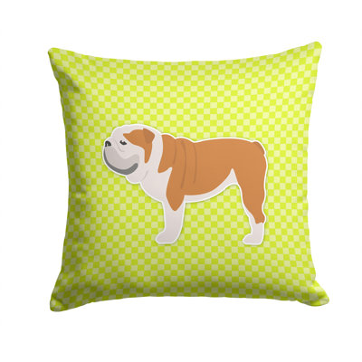 English Bulldog Outdoor Throw Pillow