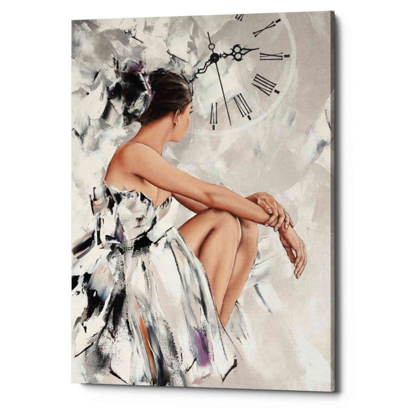 «Be derrière le miroir 1» par Alexander Gunin, art mural sur toile, H 18 po x l 12 po x P 0,75 po