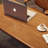 Nut-brown Rectangular Solid Wood with 3 drawers Executive Desk, Office desk-118614559