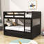 Lit superposé double au-dessus de double avec lit gigogne simple Isiah-63208594-120478552