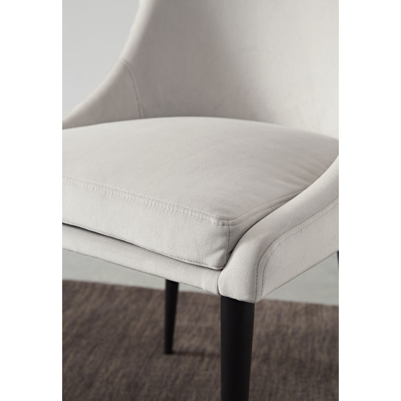 Boydston Upholstered Side Chair In Ash Grey