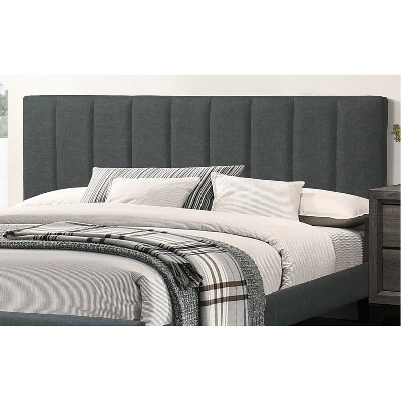 1 pièce Lit, Gris anthracite, Grand