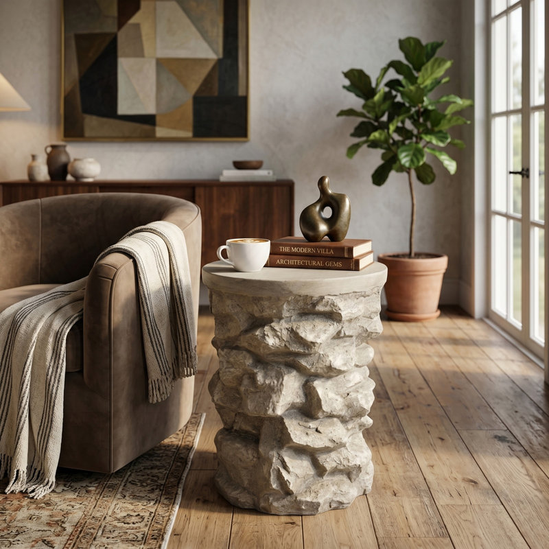 Table d'appoint FG, Gris