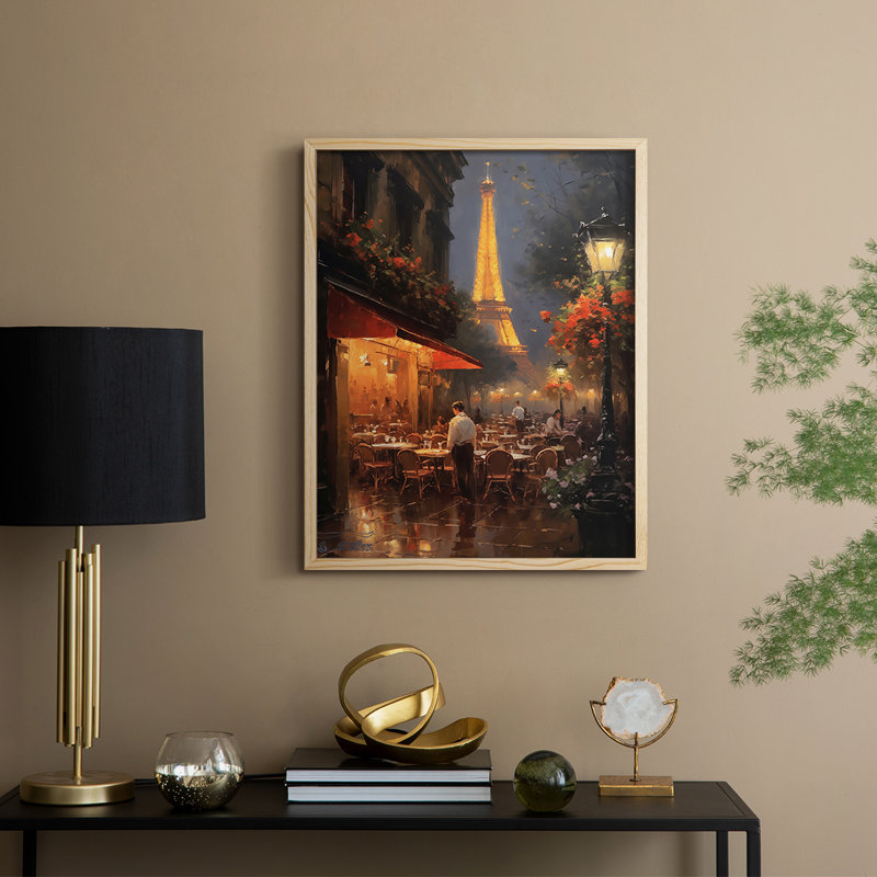 «LANDSCAPES Series CCCEXX», reproduction encadrée - bois massif, Naturel, H 11 po x l 9 po