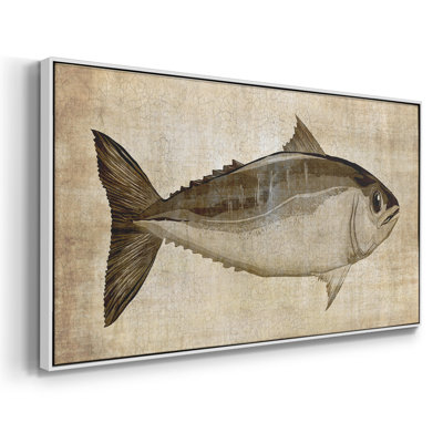 Big Catch I - Toile tendue avec châssis encadré - Prêt à accrocher