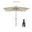 Parasol de marché lumineux 108 po Rosica-1014386776