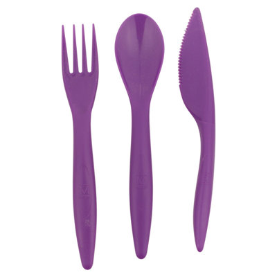 1 Of Each Colour, 12 Piece  12/24X Unbreakable Reusable Coloured Plastic Soup Cereal Bowls Cutlery Tableware