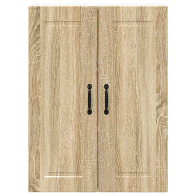 Vidaxl Kitchen Wall Cabinet With Shelf Grey Sonoma 60 X 31 X 80 Cm