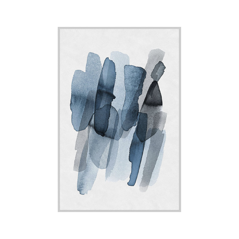 Arles Blue - Single Picture Frame Painting on Canvas