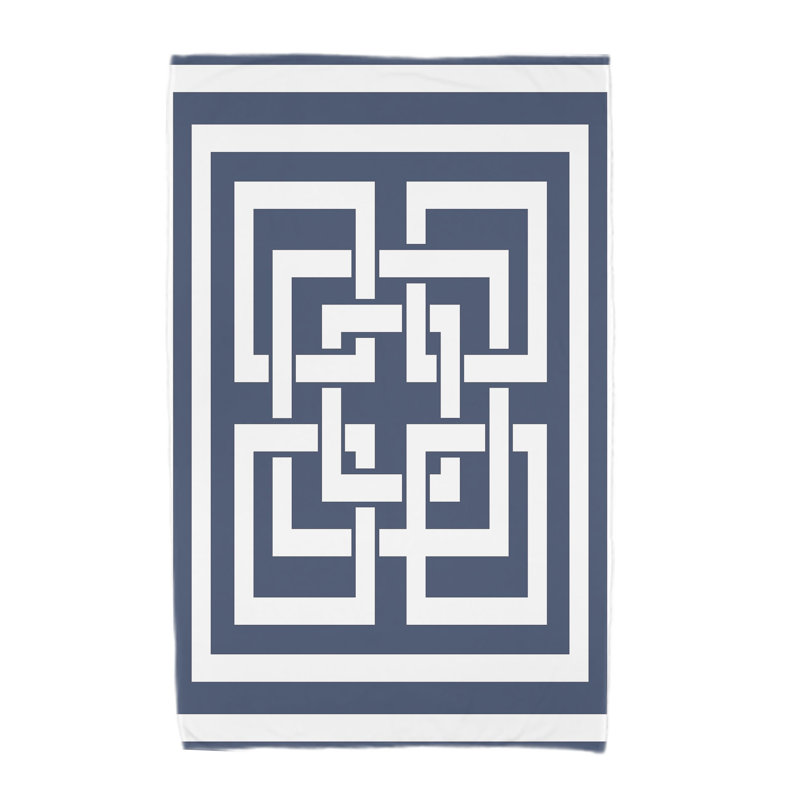 Serviette de bain Aksel, Bleu marine