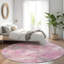 Tapis intérieur / extérieur rose lavable à la machine Xhevrie-166297270