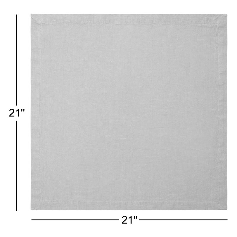 Dalissa Linen Square Napkins, Cranberry