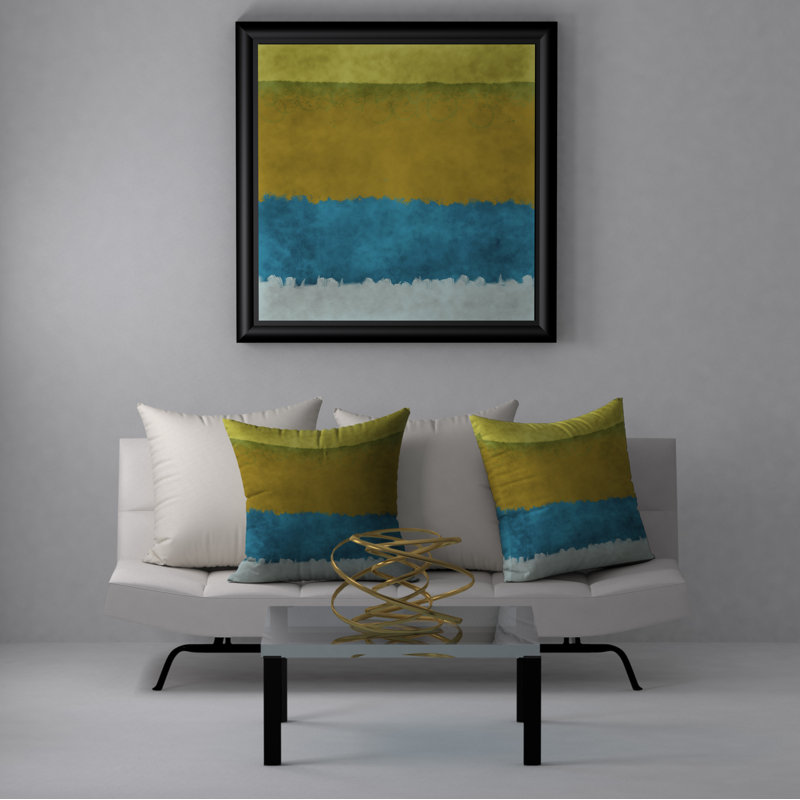 Housse de coussin décorative carrée en U Breezy, 18 po x 18 po