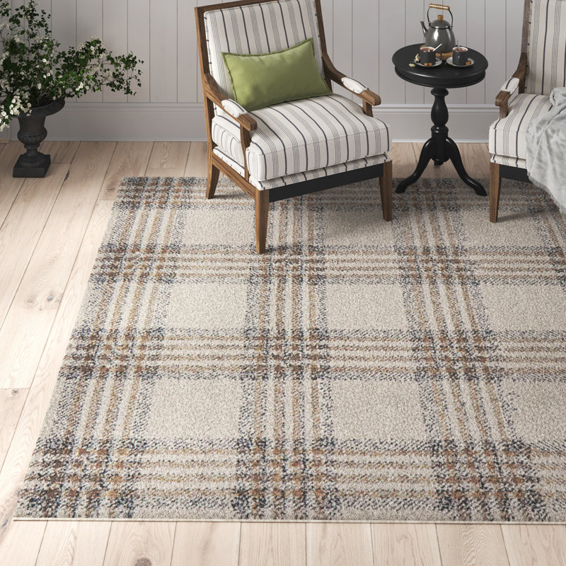 Tapis brun / gris / noir Kage Monte, Rectangle 8 pi 9 po x 12 pi