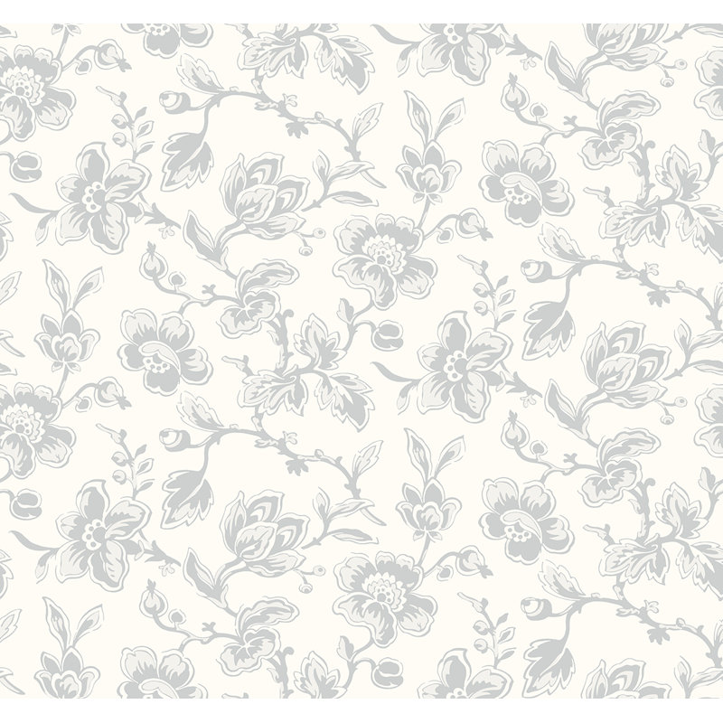 Papier peint floral Winston Porter Designs Tiffany Blue Bella Vista, Queue d'aronde / bleu bébé