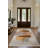 Elara Collection Digital Print Cotton-Polyester Brown Beige Abstract Rug-566658770