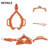 2 Serrated Heavy Claw Hook Lifting Tongs-111898718