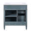 Meuble-lavabo 30 po avec comptoir simple, 2 tiroirs de rangement et tiroir coulissant-2060946731