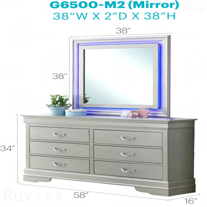Miroir d'appoint Basic Basic - Décoration intérieure, Gris
