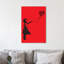 Balloon Girl On Red by Banksy - Wrapped Canvas Print-321977254