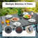 Alyah Rectangular 6 - Person 60'' Long Dining Set with Umbrella