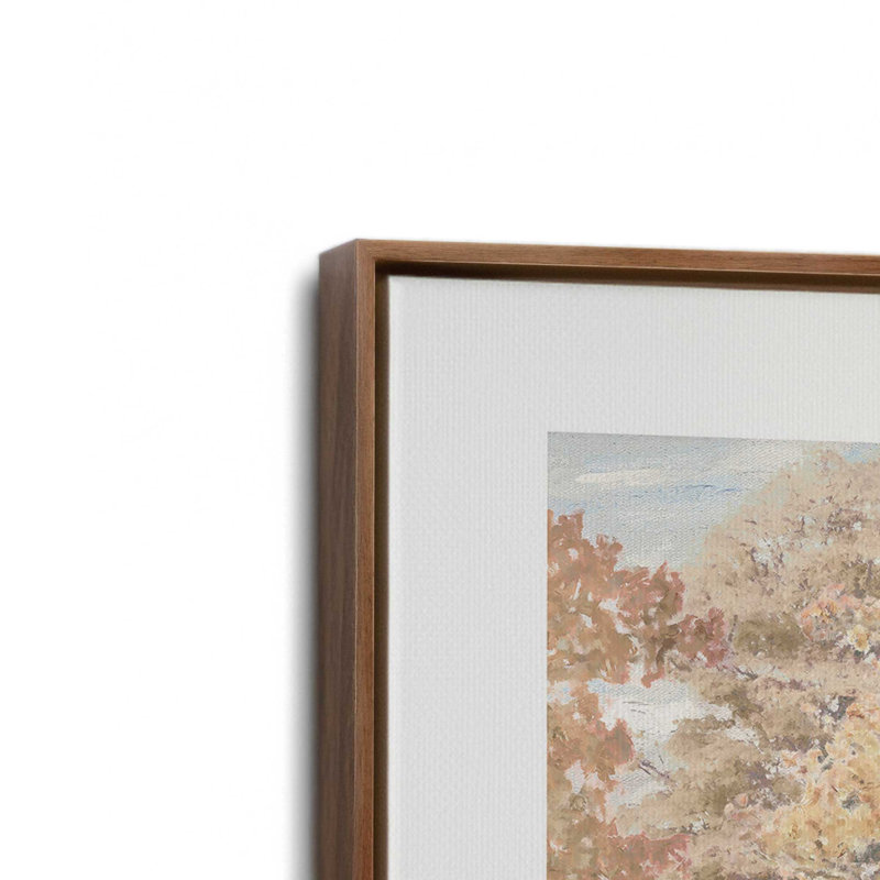 «Emberwood I» par Amber Sterling, reproduction d'art, Toile avec cadre, Brun, L 20 po x H 20 po