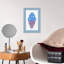 «Blue Sprinkled Ice Cream», impression d'art ludique et coloré-129967978