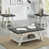 Dessus gris anthracite patiné / base beige