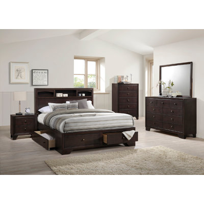 Standard 4 Piece Bedroom Set -  Red Barrel StudioÂ®, 5B8DDFC717DB40578ED41DFB27C37BC0