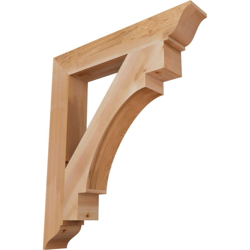 H 5,5 l, Cèdre rouge, H 44 po x l 5,5 po x P 38 po