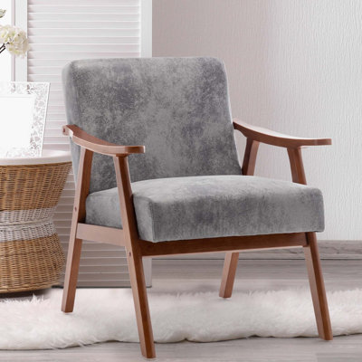 Fauteuil avec structure en bois massif