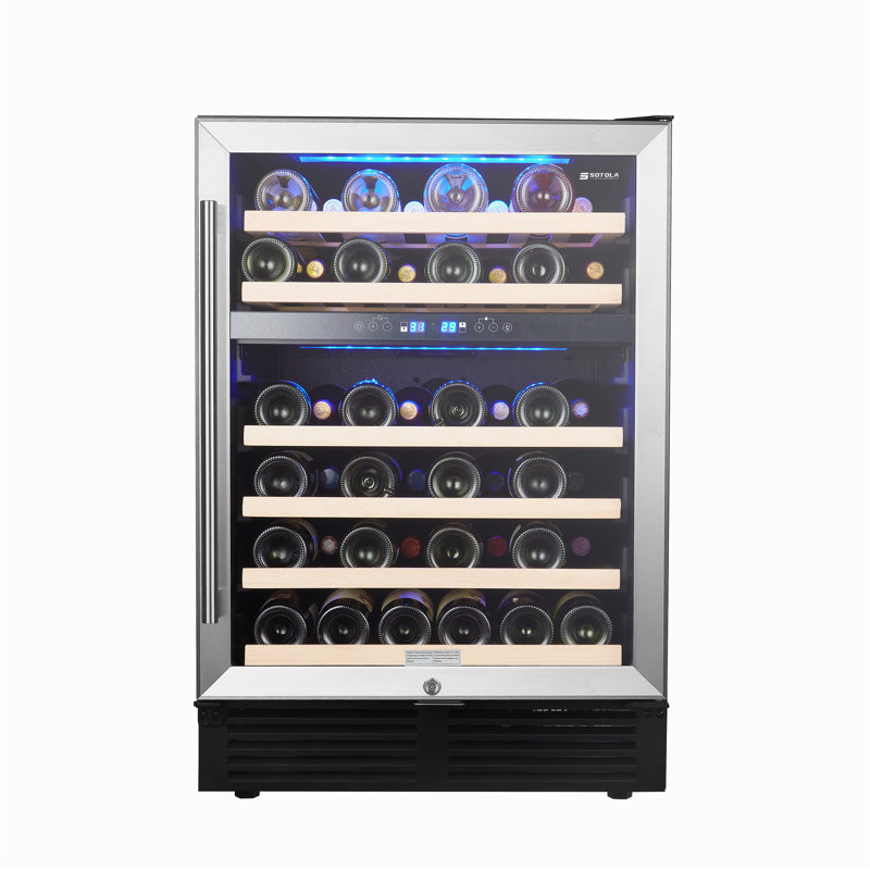 Abrahams 23.4'' Freestanding Wine Refrigerator