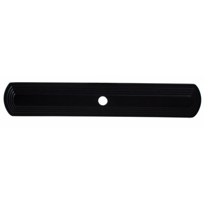 Narrow Rounded Rectangle Cabinet Knob Backplate