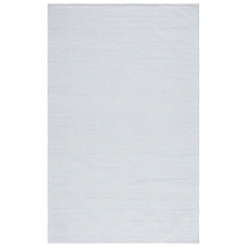 Montauk Flat Weave Cotton Solid Color Rug, Rectangle 5' x 8'