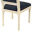 French Country Upholstered  Dining Chairs with Square Back, Wire drawing and carving techniques-1595673366-1595673360