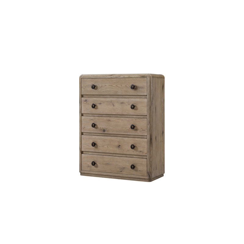 Commode en chêne noueux anglais