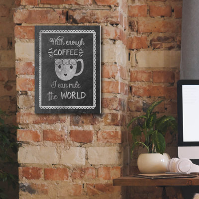 'Rule Coffee' by Erin Clark Canvas Wall Art