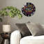 Horloge murale moderne en verre 12 po No-Hands