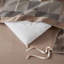 Ensemble d'édredon surdimensionné 8 pièces jacquard taupe