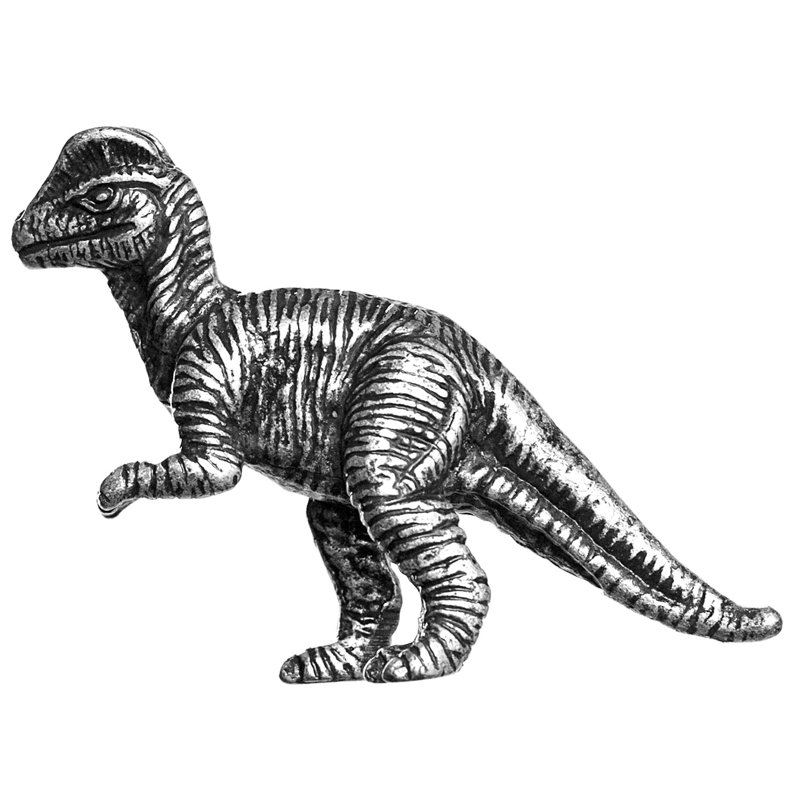 Poignée fantaisie 1 3/4 po Dinosaur, Étain
